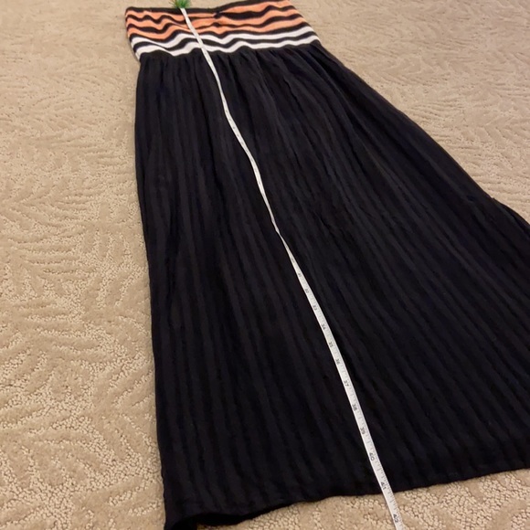 Rachel Roy Strapless Black Maxi Dress Small - Picture 13 of 16